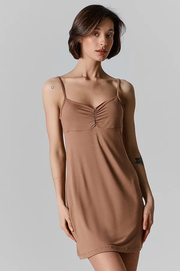 Сорочка ночная женская MARK FORMELLE, молочный шоколад - фото 2