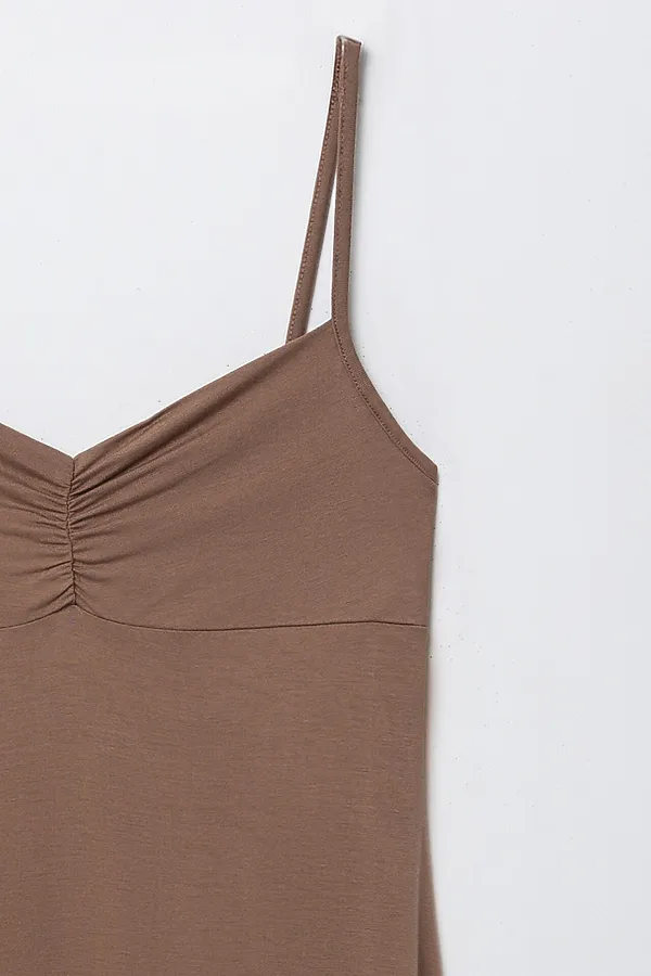 Сорочка ночная женская MARK FORMELLE, молочный шоколад - фото 2