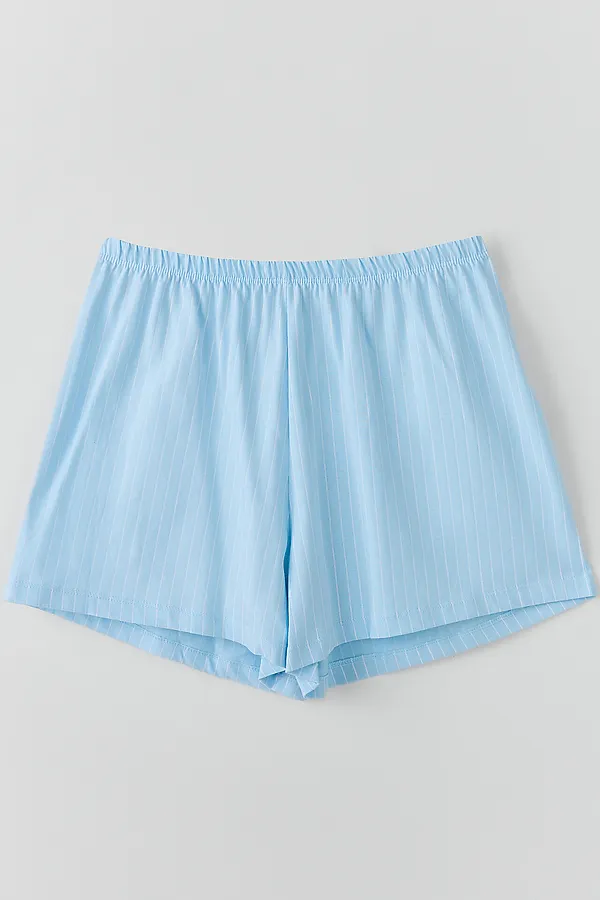 Комплект женский (джемпер, шорты) MARK FORMELLE, голубое небо +полоска на голубом - фото 2