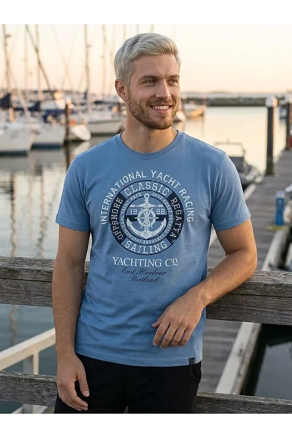 Футболка F5, индиго - фото 2