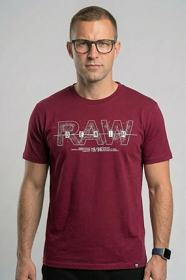 Футболка F5, темно-бордовый - фото 2