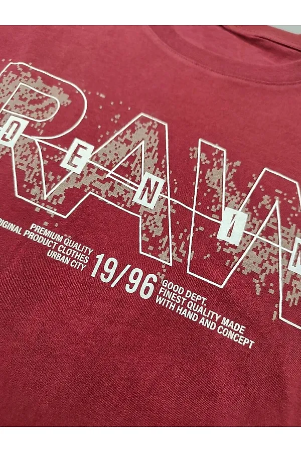 Футболка F5, темно-бордовый - фото 2