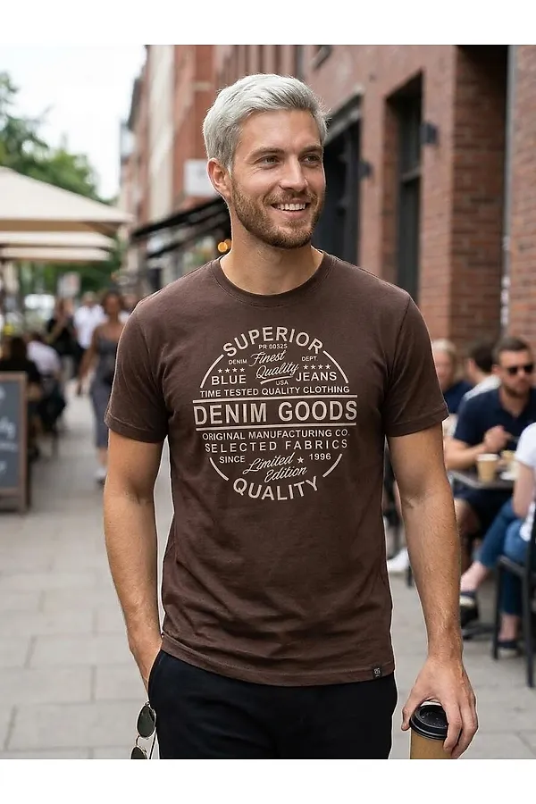 Футболка F5, шоколадный - фото 2