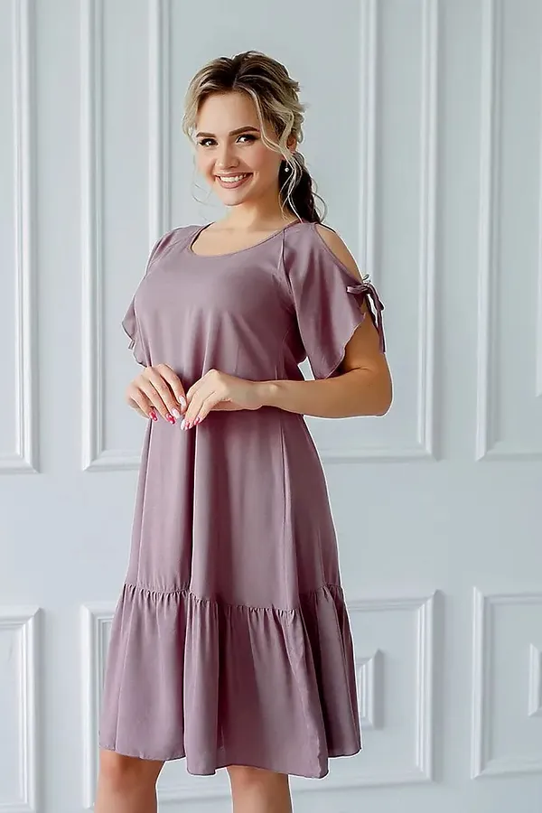 Платье Микелла НАТАЛИ, бежевый - фото 2