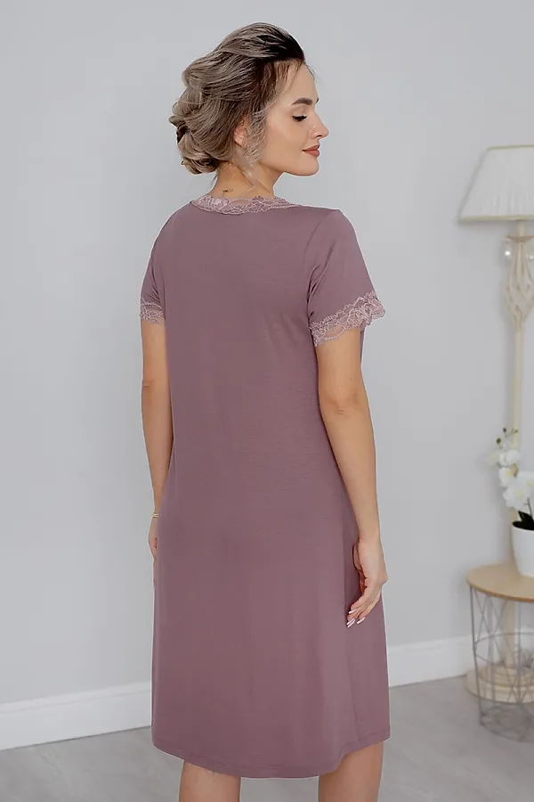 Сорочка Барбара НАТАЛИ, коричневый - фото 2