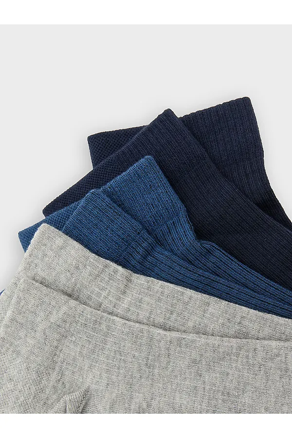 Носки мужские (3 пары) MARK FORMELLE, сер.меланж /джинсовый /т.синий/ - фото 2