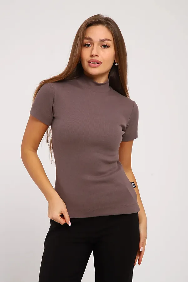 Футболка ФЖ0035 НАТАЛИ, кофейный - фото 2