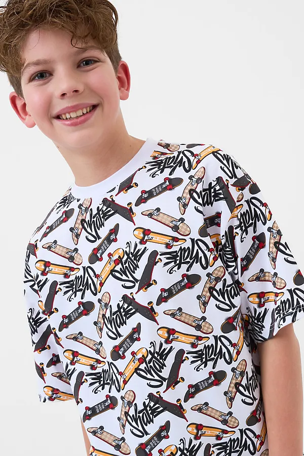 Пижама трикотажная для мальчиков PLAYTODAY, разноцветный - фото 2