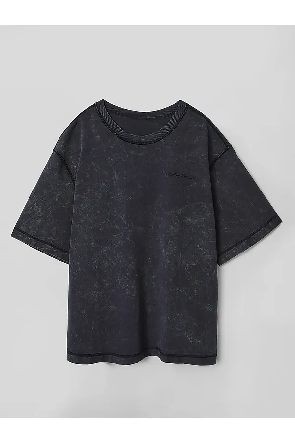 Футболка мужская MARK FORMELLE, acid wash графит +печать1 - фото 2