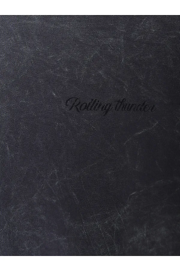 Футболка мужская MARK FORMELLE, acid wash графит +печать1 - фото 2