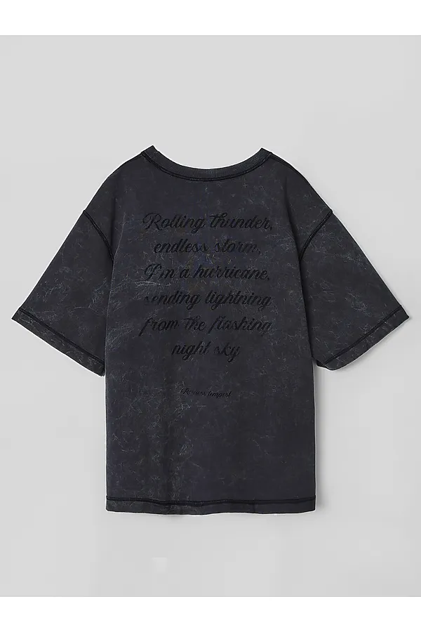 Футболка мужская MARK FORMELLE, acid wash графит +печать1 - фото 2