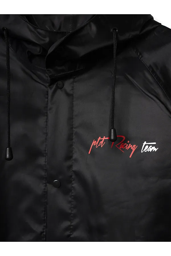 Плащ текстильный с полиуретановым покрытием для мальчиков (дождевик) PLAYTODAY, черный,белый - фото 2