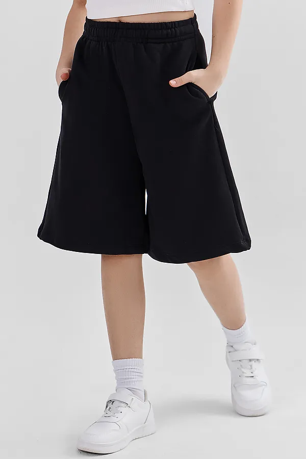 Шорты для девочек MARK FORMELLE, черный - фото 2