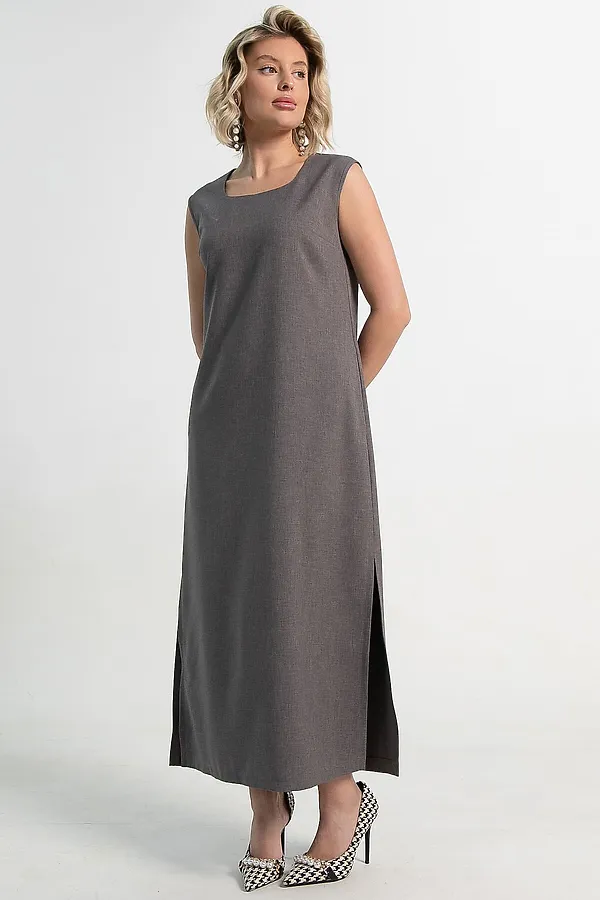 Платье Айлин LADY TAIGA, кофейное - фото 2