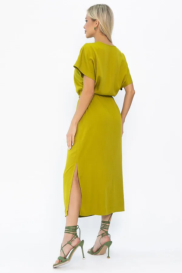 Платье LADY TAIGA, зеленое яблоко - фото 2