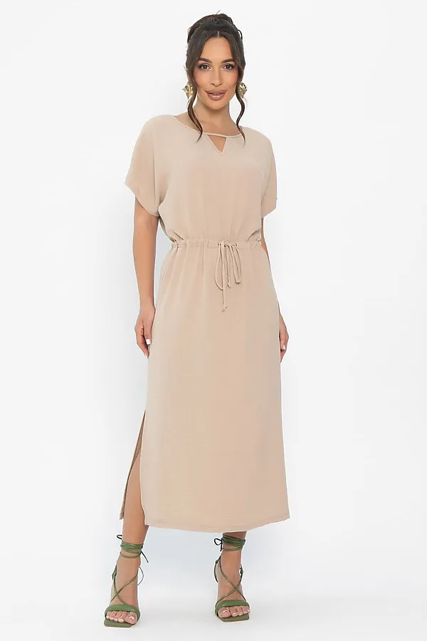 Платье Вистерия LADY TAIGA, бежевое - фото 2