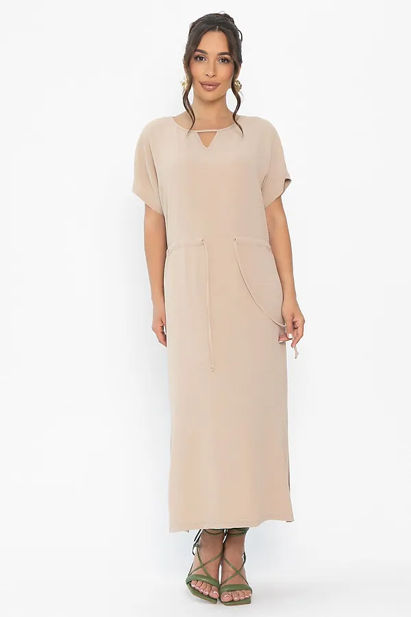 Платье Вистерия LADY TAIGA, бежевое - фото 2