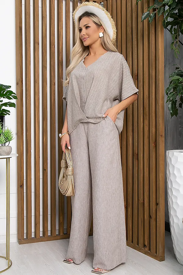 Костюм Свобода мысли LADY TAIGA, капучино - фото 2