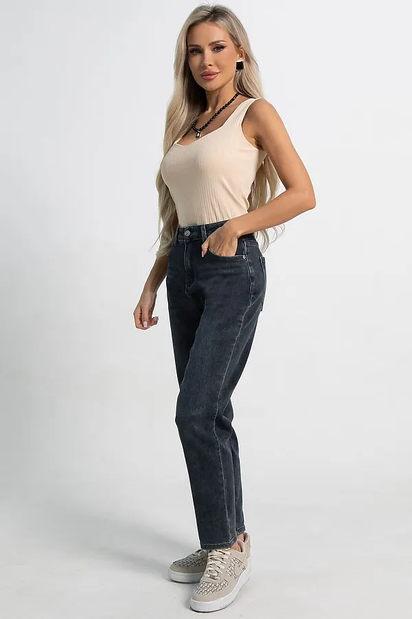 Джинсы Истод LADY TAIGA, мокрый асфальт - фото 2