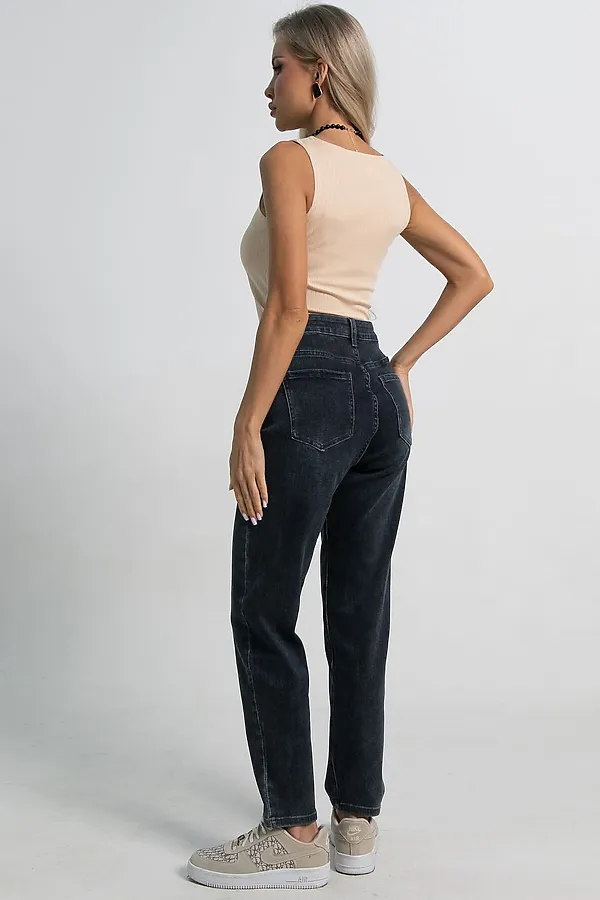 Джинсы Истод LADY TAIGA, мокрый асфальт - фото 2