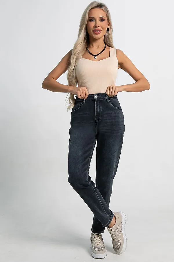 Джинсы Истод LADY TAIGA, мокрый асфальт - фото 2