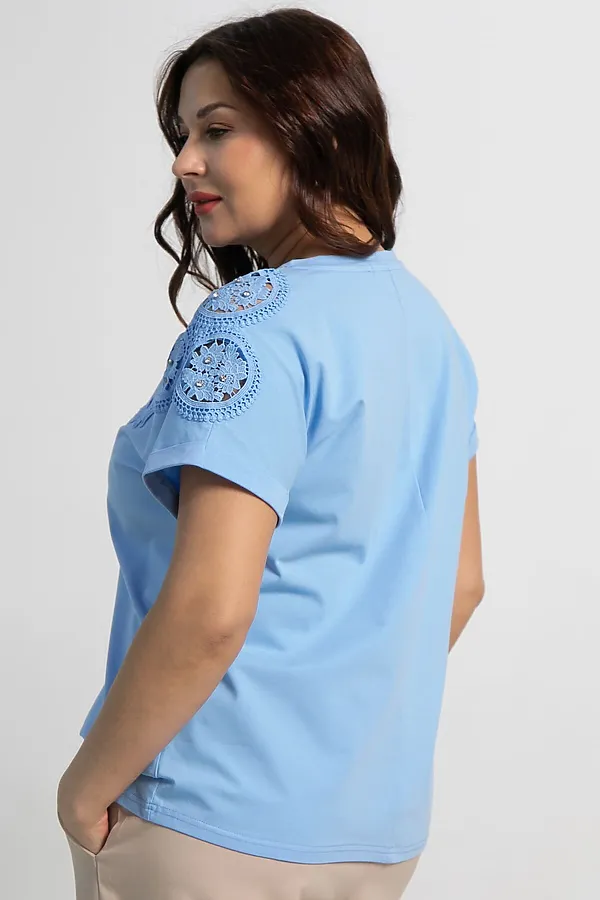 Блуза Время перемен LADY TAIGA, голубая - фото 2