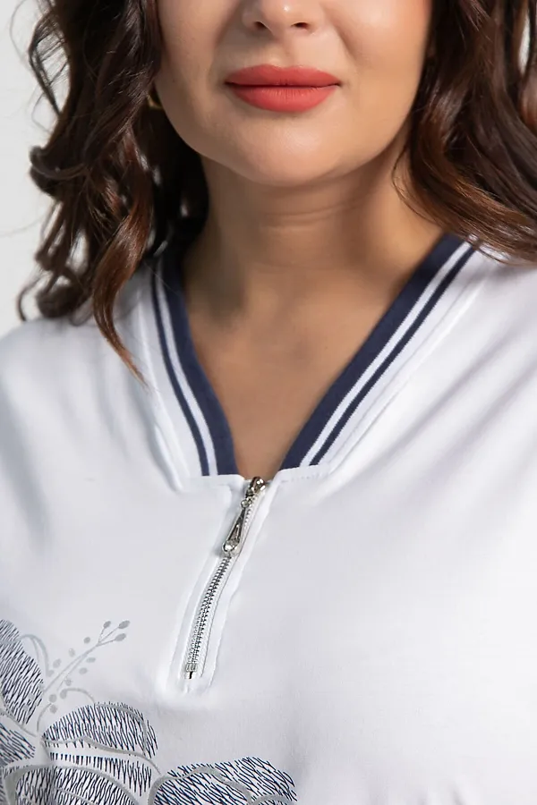 Блуза Иннес LADY TAIGA, белая - фото 2