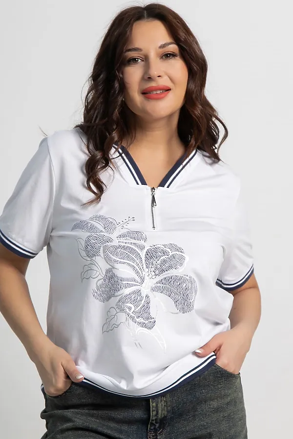 Блуза Иннес LADY TAIGA, белая - фото 2
