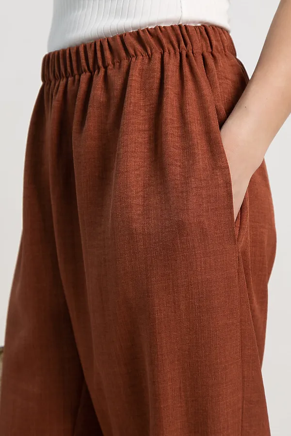 Брюки бохо LADY TAIGA, корица - фото 2