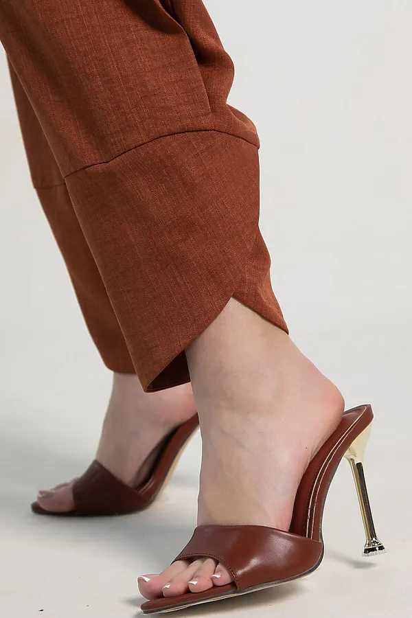 Брюки бохо LADY TAIGA, корица - фото 2