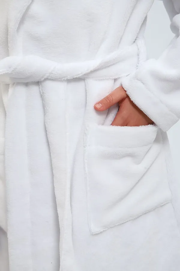 Детский халат махровый НАТАЛИ, белый - фото 2