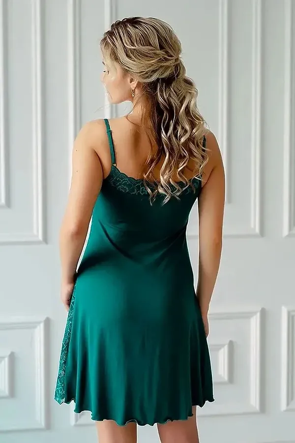 Сорочка Жаннет НАТАЛИ, зеленый - фото 2