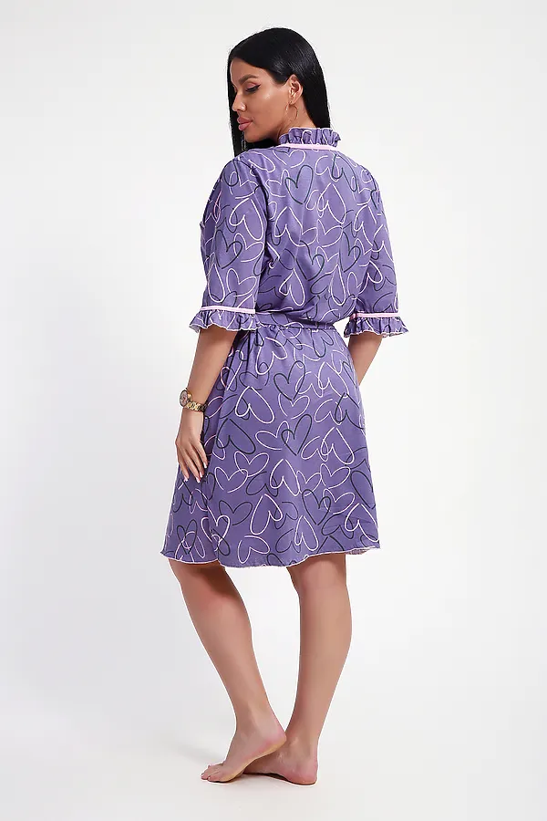 Халат 29032 НАТАЛИ, фиолетовый - фото 2