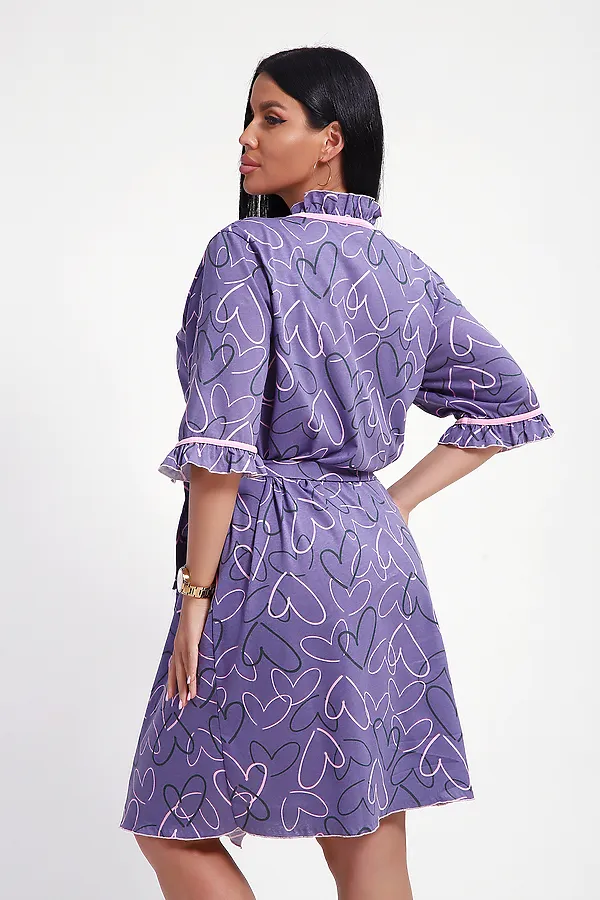 Халат 29032 НАТАЛИ, фиолетовый - фото 2