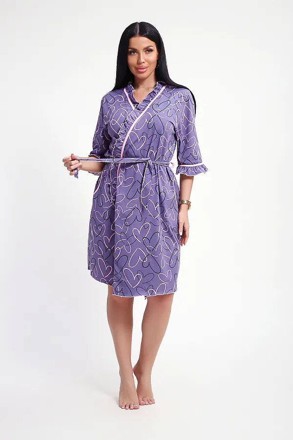 Халат 29032 НАТАЛИ, фиолетовый - фото 2