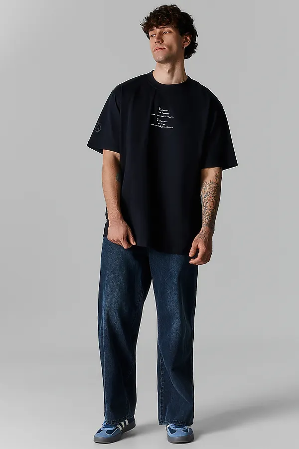 Футболка мужская MARK FORMELLE, черный +печать17 - фото 2