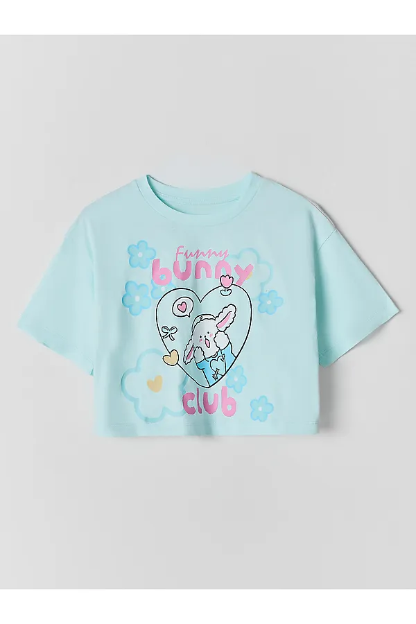 Комплект для девочек (футболка, шорты) MARK FORMELLE, ледяной замок +голубая полоска - фото 2