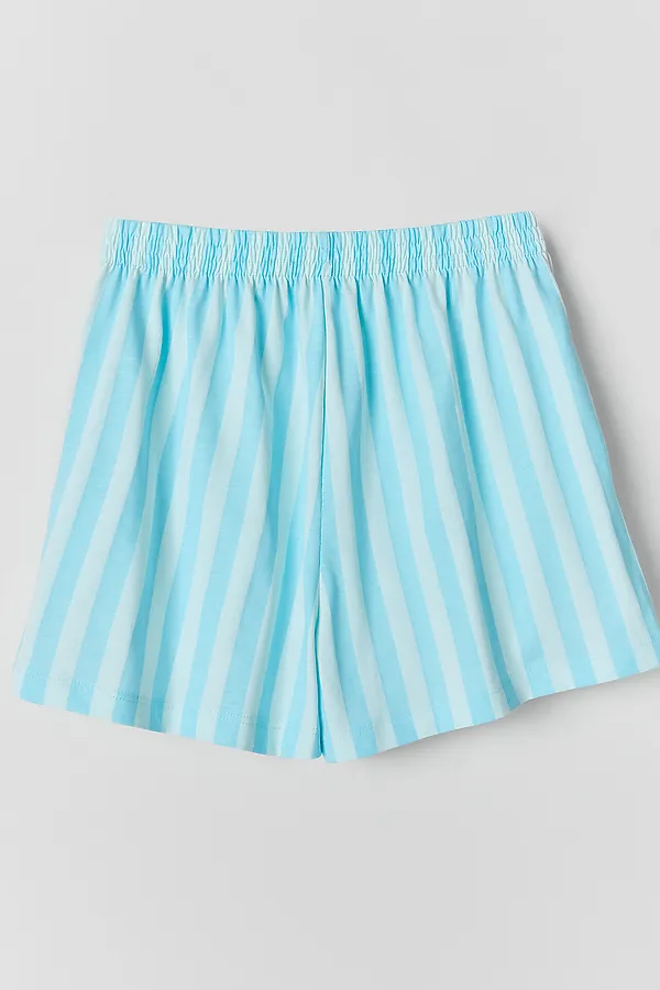 Комплект для девочек (футболка, шорты) MARK FORMELLE, ледяной замок +голубая полоска - фото 2