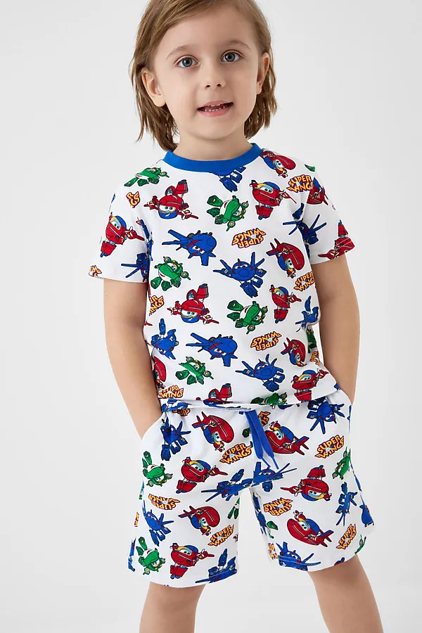 Пижама текстильная для мальчиков PLAYTODAY, разноцветный - фото 2