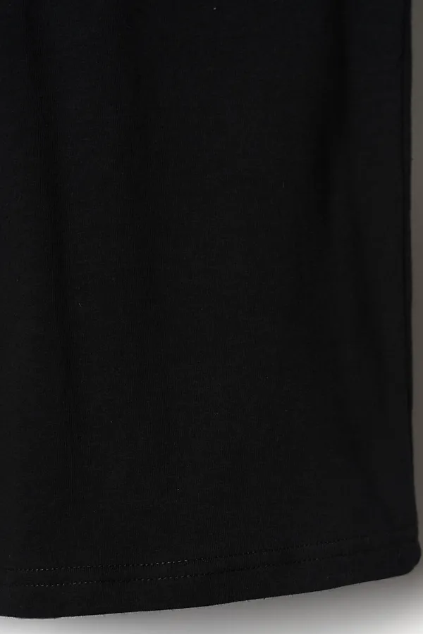 Комплект трикотажный для мальчиков: фуфайка (футболка), шорты PLAYTODAY, черный,бежевый - фото 2