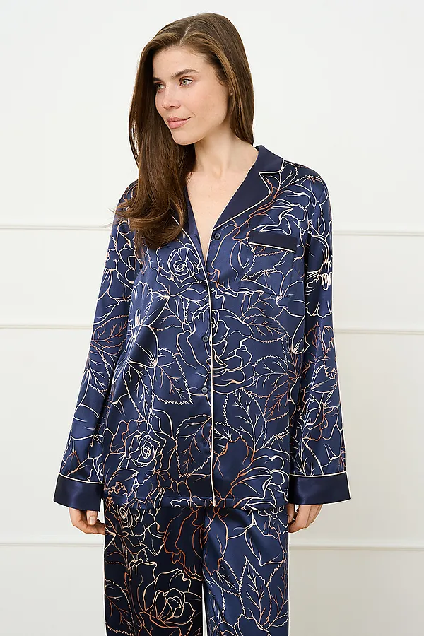 Пижама OMSA, blu/multicolor (мультиколор) - фото 2