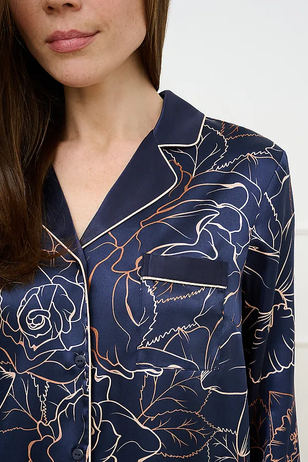 Пижама OMSA, blu/multicolor (мультиколор) - фото 2