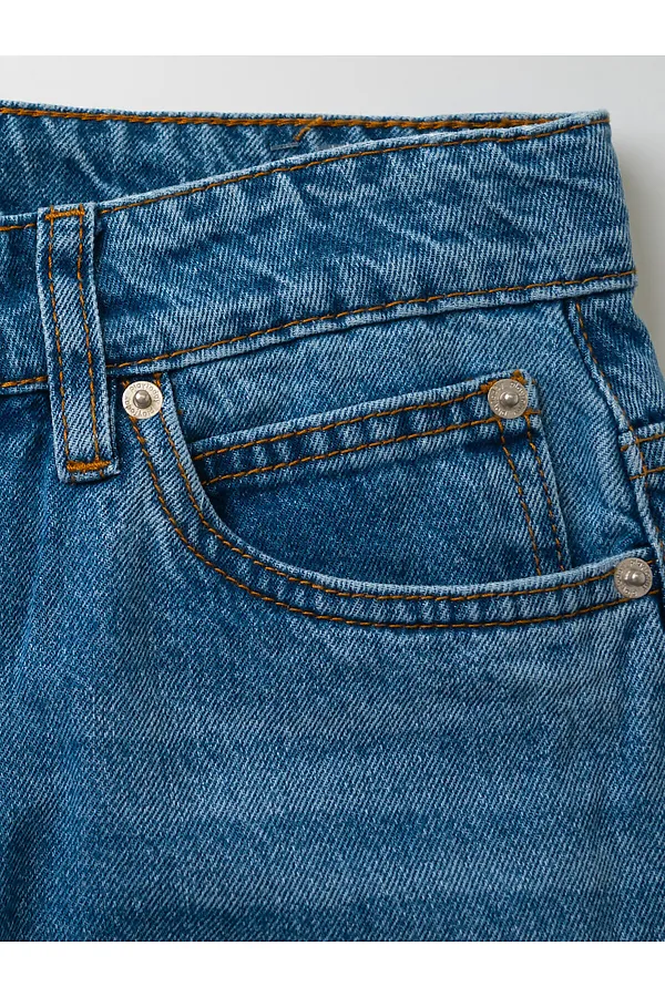 Брюки текстильные джинсовые для девочек PLAYTODAY, синий - фото 2