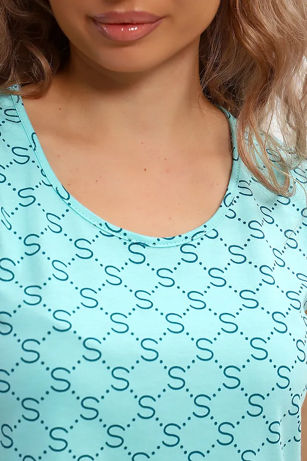 Сорочка 30146 НАТАЛИ, ментол - фото 2