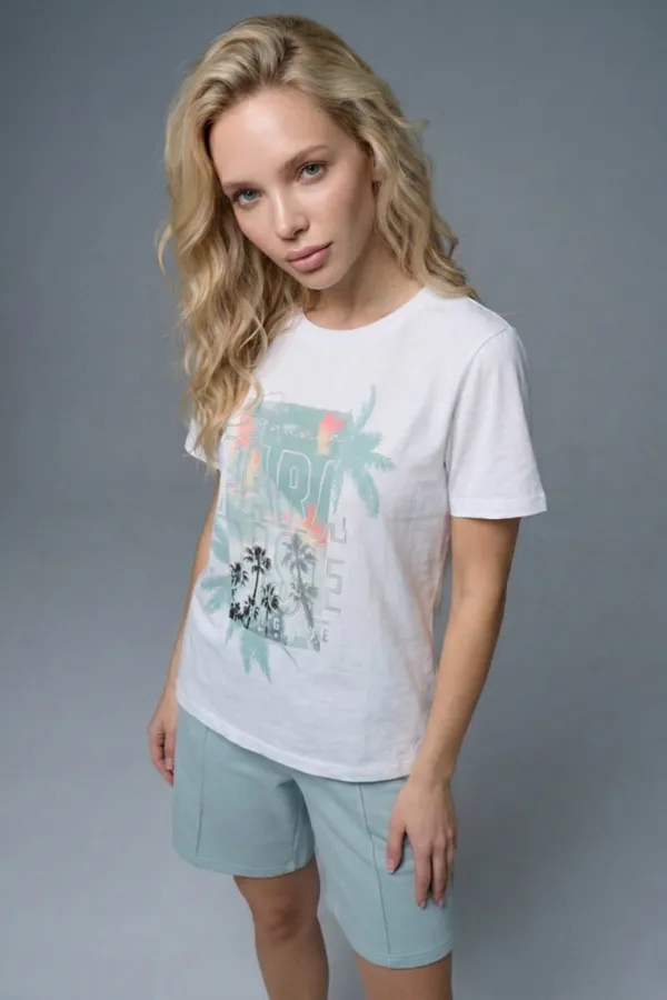 Костюм с шортами Парадиз НАТАЛИ, мятный - фото 2