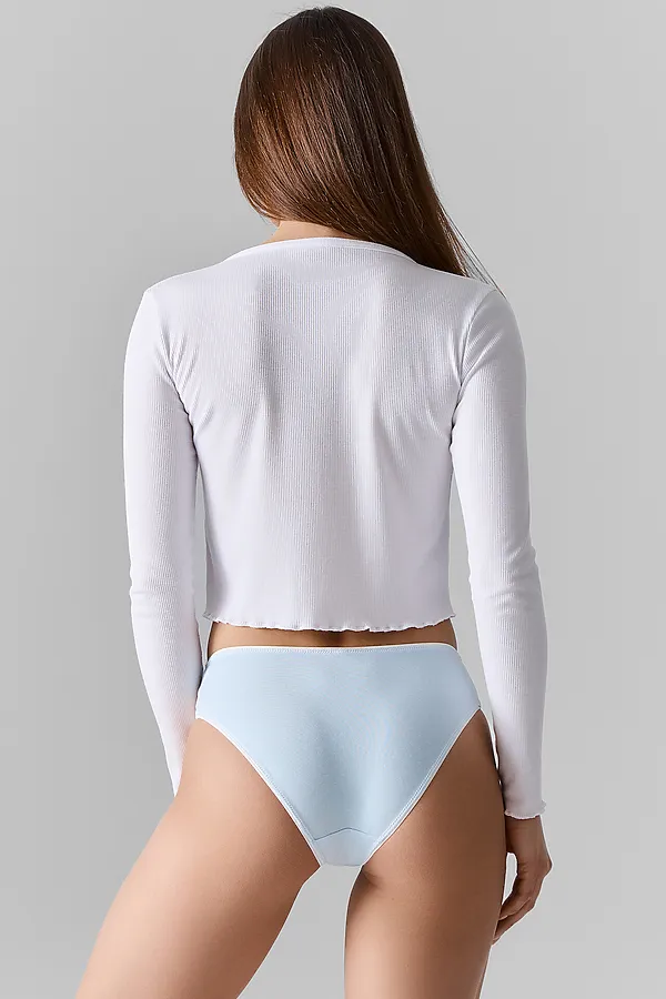 Трусы женские MARK FORMELLE, горошек на голубом1 - фото 2