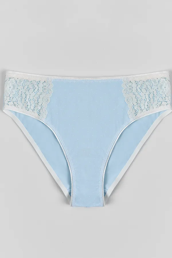 Трусы женские MARK FORMELLE, горошек на голубом1 - фото 2