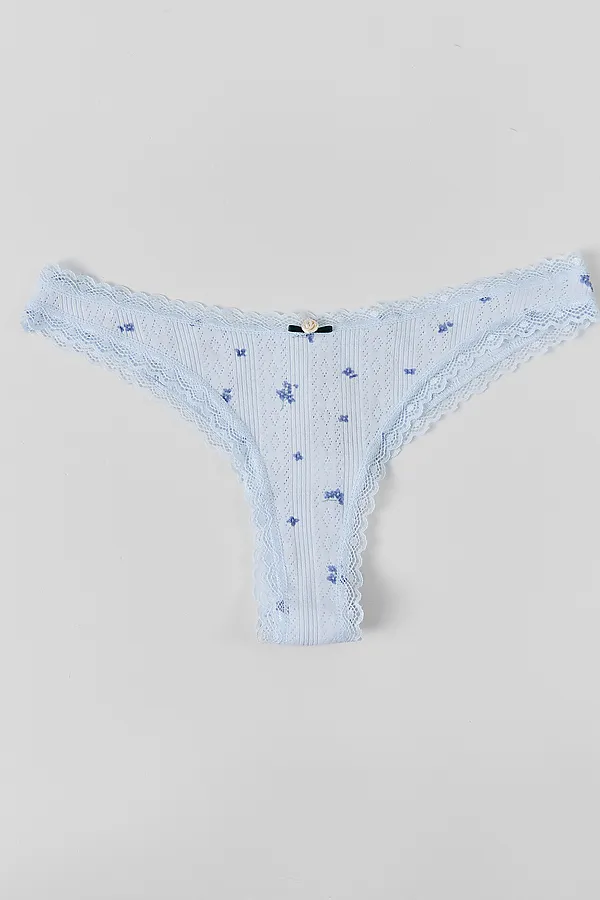 Трусы женские MARK FORMELLE, букетики на голубом - фото 2