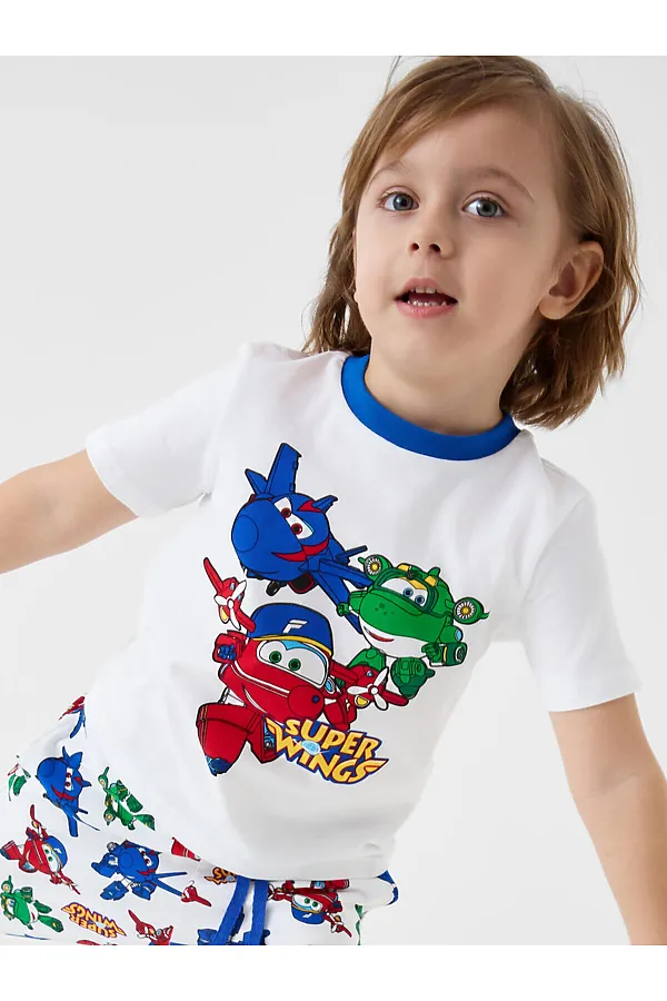 Комплект трикотажный для мальчиков: фуфайка (футболка), брюки PLAYTODAY, разноцветный - фото 2