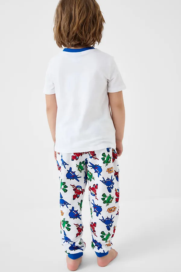 Комплект трикотажный для мальчиков: фуфайка (футболка), брюки PLAYTODAY, разноцветный - фото 2